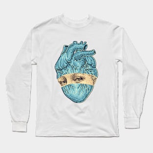 Heart of Blue Long Sleeve T-Shirt